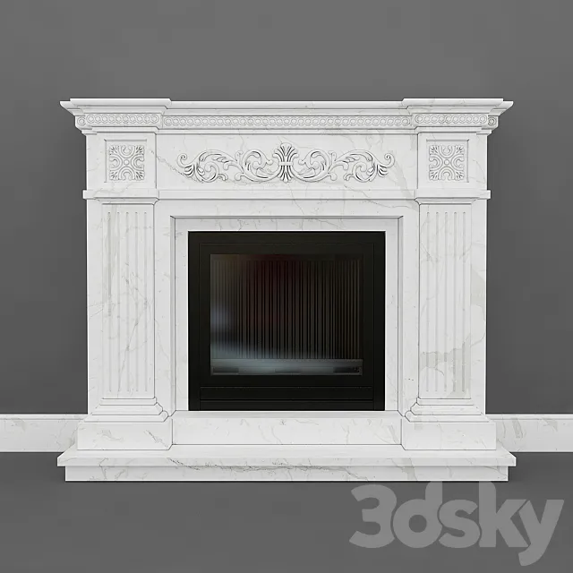 Fireplace Kiev 3ds Max