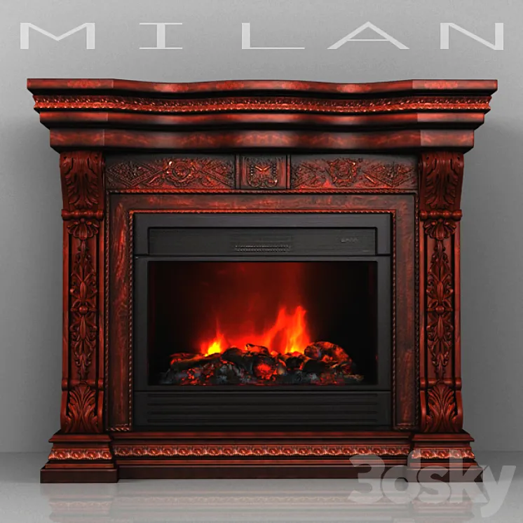 Fireplace MILAN (MILAN) 3DS Max