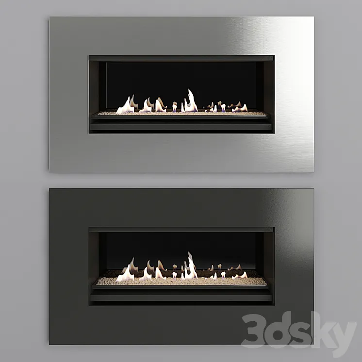 Fireplace modern 21 3DS Max