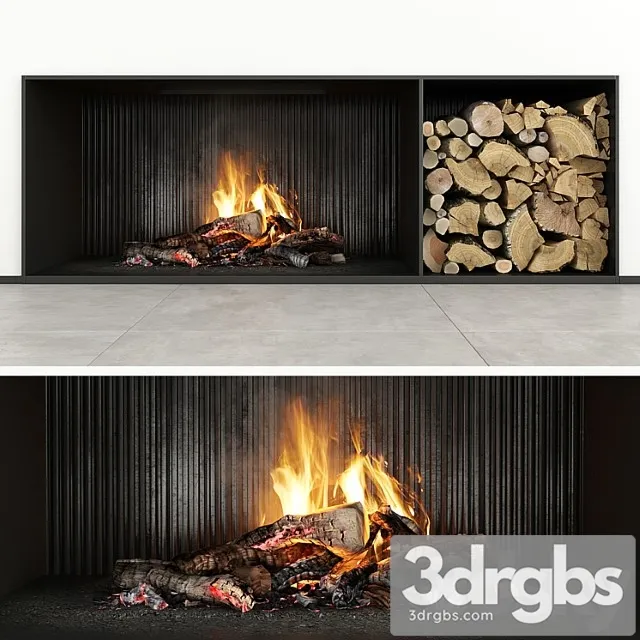 Fireplace Modern 29 3dsmax Download