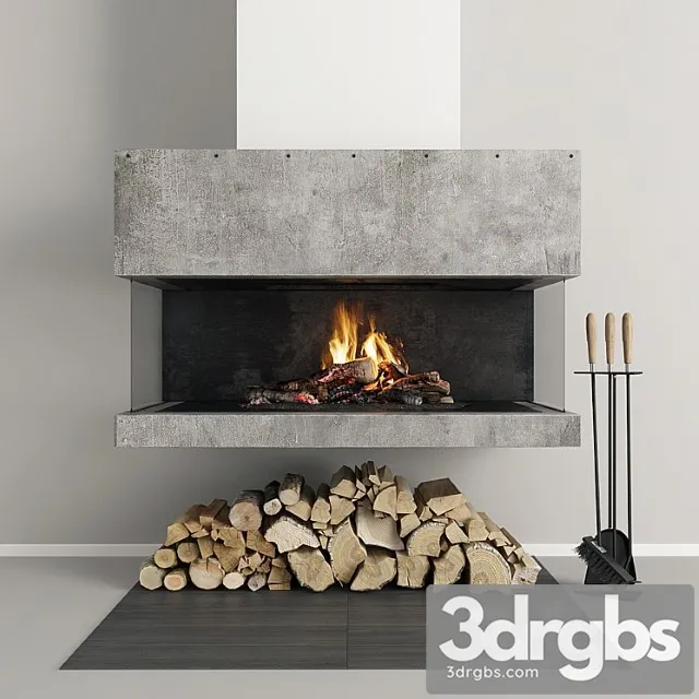 Fireplace Modern 33 3dsmax Download