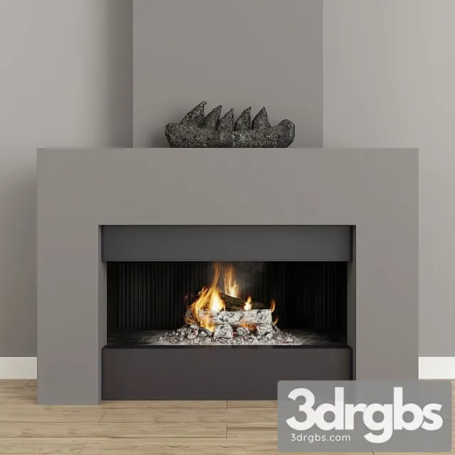 Fireplace modern 40 3dsmax Download