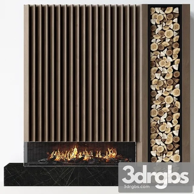 Fireplace Modern 55 3dsmax Download