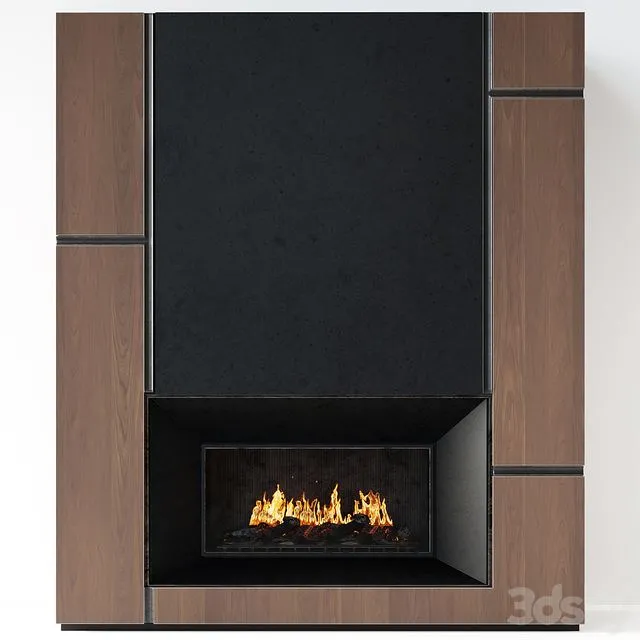 Fireplace modern 66 3dsMax Model