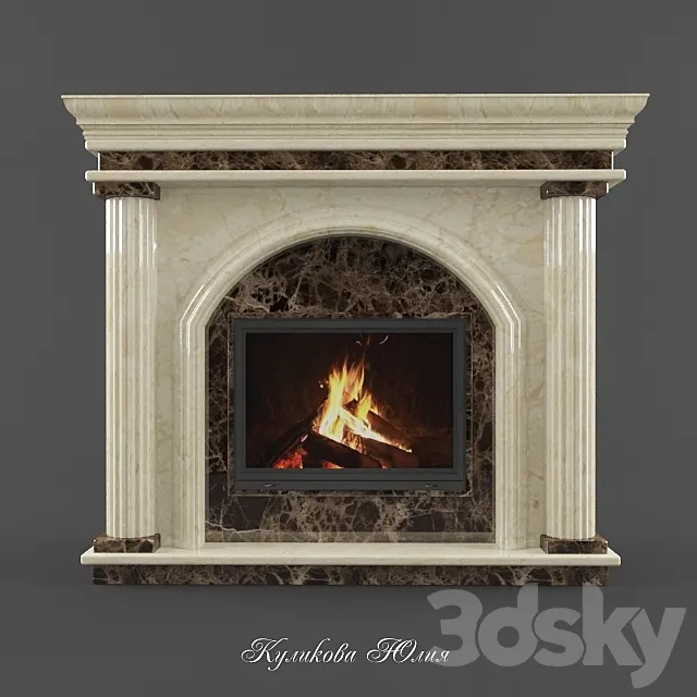 Fireplace No. 18 3DS Max Model