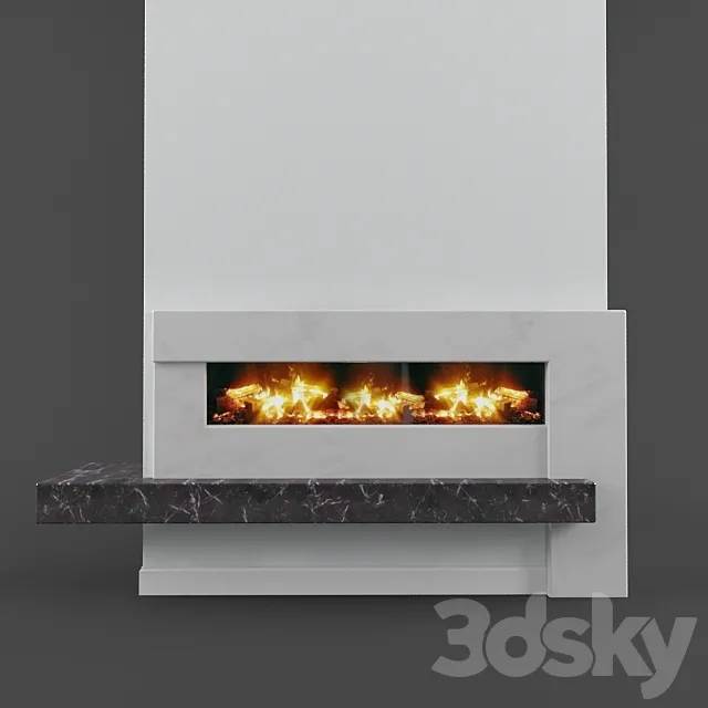 Fireplace No. 53 3DSMax File