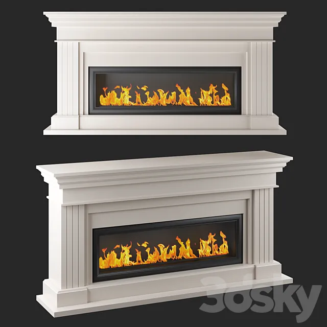 Fireplace RealFlame Ontario 42 3DS Max Model