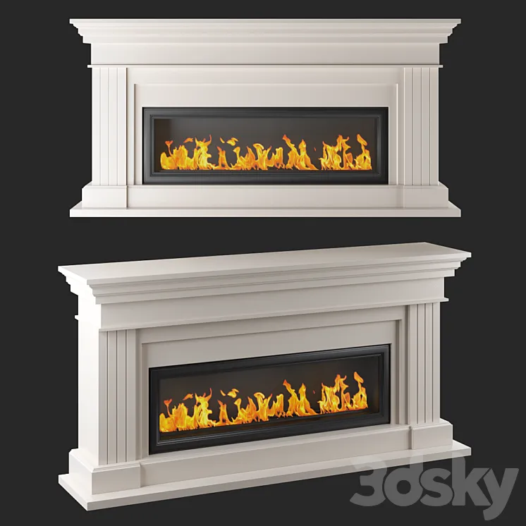 Fireplace RealFlame Ontario 42 3DS Max Model