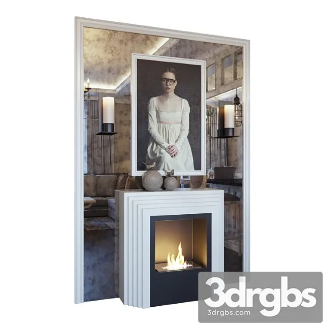 Fireplace sconce picture decor and mirror panel (fireplace sconce picture and decor you) 3dsmax Download