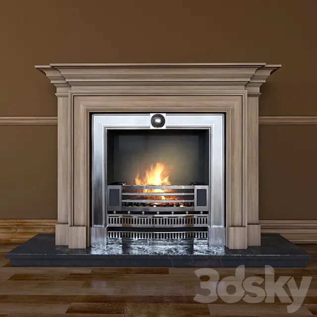 Fireplace Stovax – KENSINGTON 3DSMax File