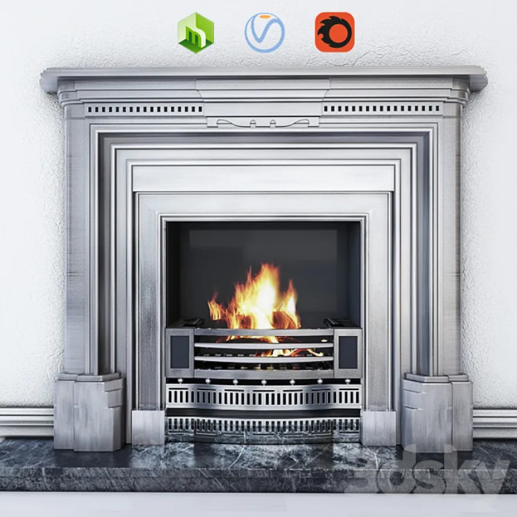 Fireplace Stovax – Knightsbridge 3DS Max