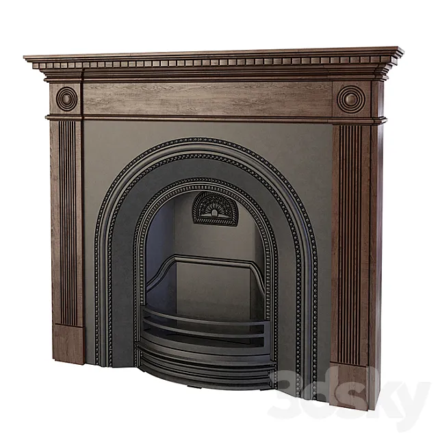 fireplace Stovax Regency 3DS Max Model