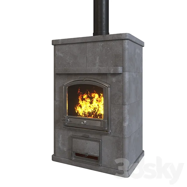 Fireplace TULIKIVI TU820 S 3ds Max