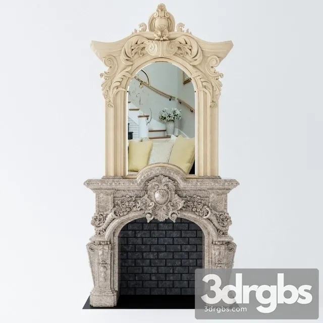 Fireplace With Mirror 3dsmax Download