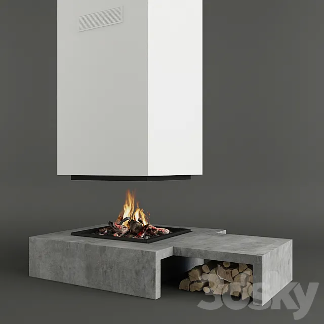 Fireplace_12 3DS Max Model