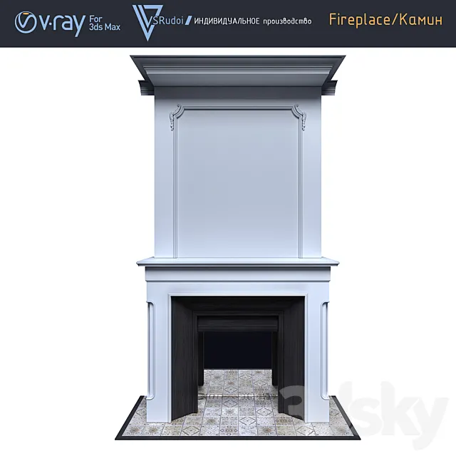 Fireplace_Camines Provence false 3ds Max