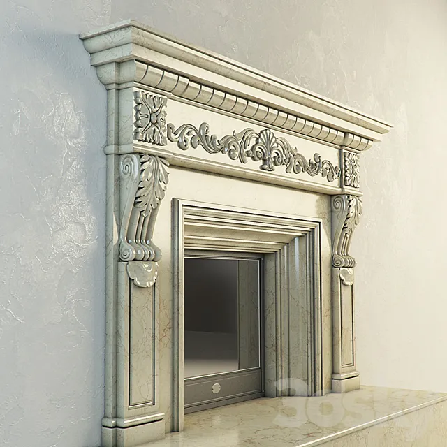 Fireplaces classical 3ds Max