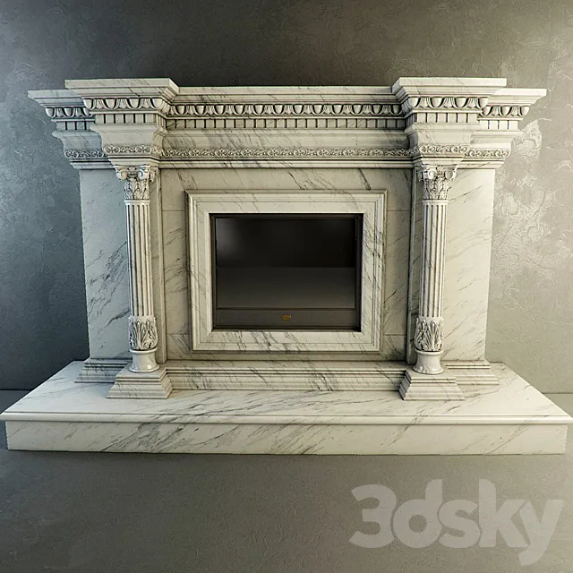 Fireplaces classical 3ds Max