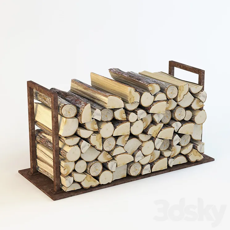 Firewood 3DS Max