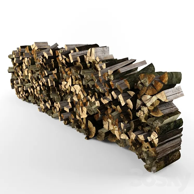 Firewood 3DS Max