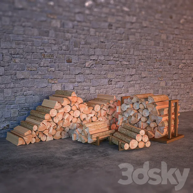 Firewood 3DSMax File