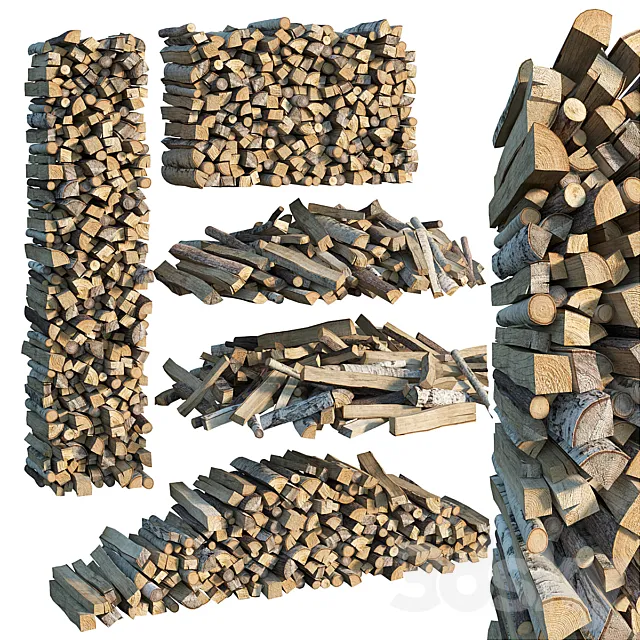 Firewood 3DSMax File