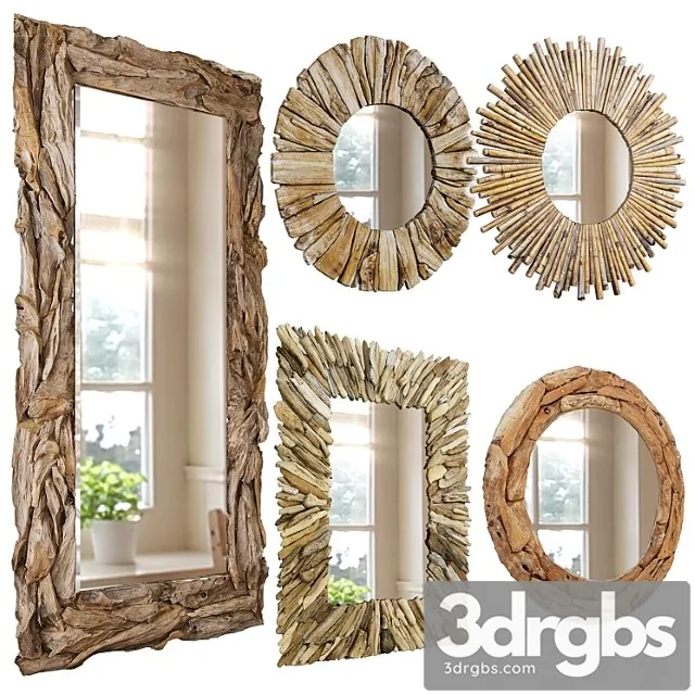 Firewood mirror wood