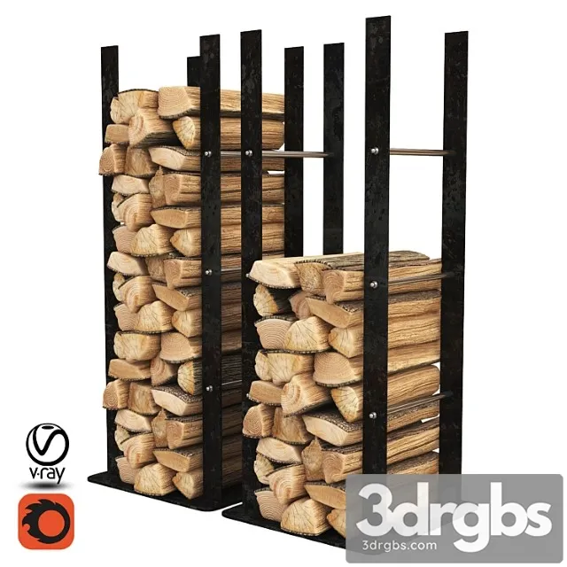 Firewood storage rack 3dsmax Download