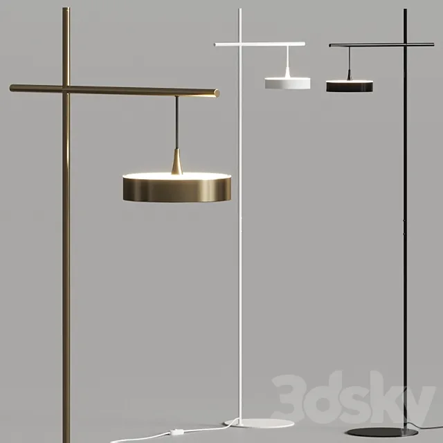 Firmamento Milano Tambu Floor Lamp 3DS Max Model