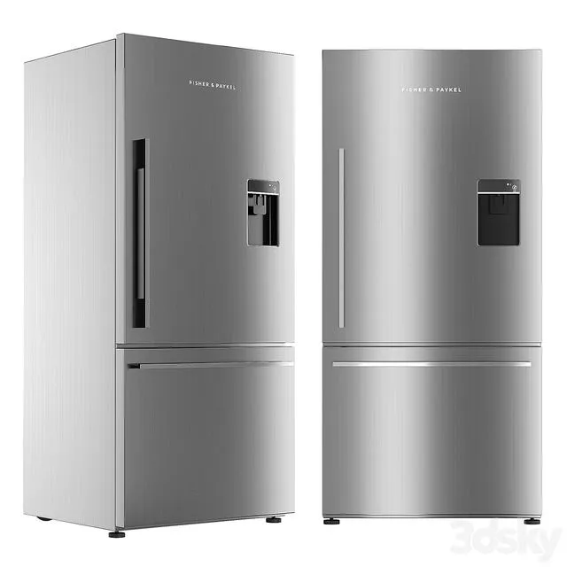 Fisher and Paykel Freestanding Refrigerator Freezer RF170WDRUX5 N 3dsMax Model