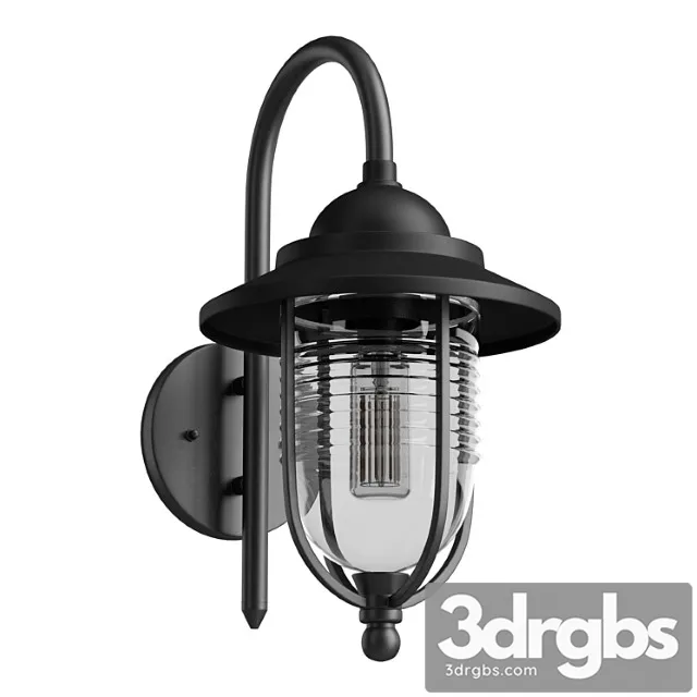 Fishermans wall lantern black