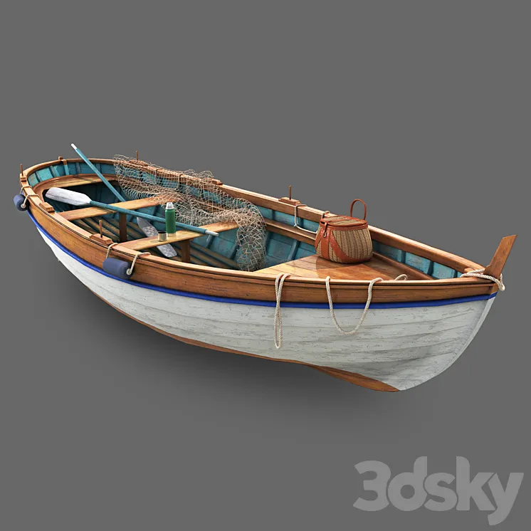 fishing boat 3DS Max