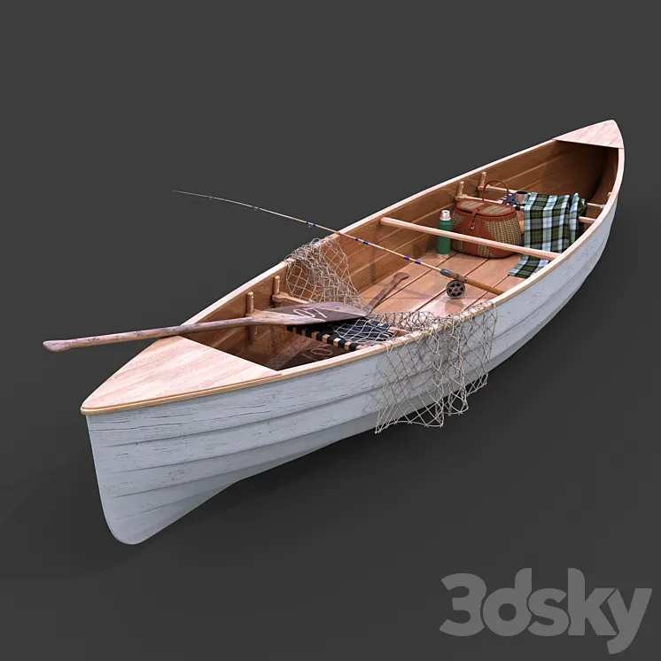 Fishing boat 3DS Max