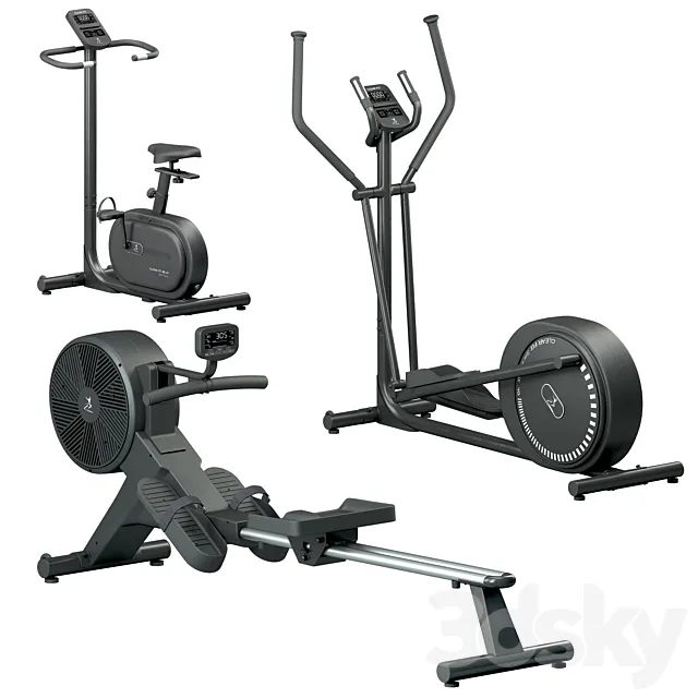 Fitness Equipment Clear Fit 3ds Max