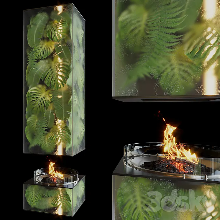 Fito fireplace Greenbox – Vargov Design 3DS Max