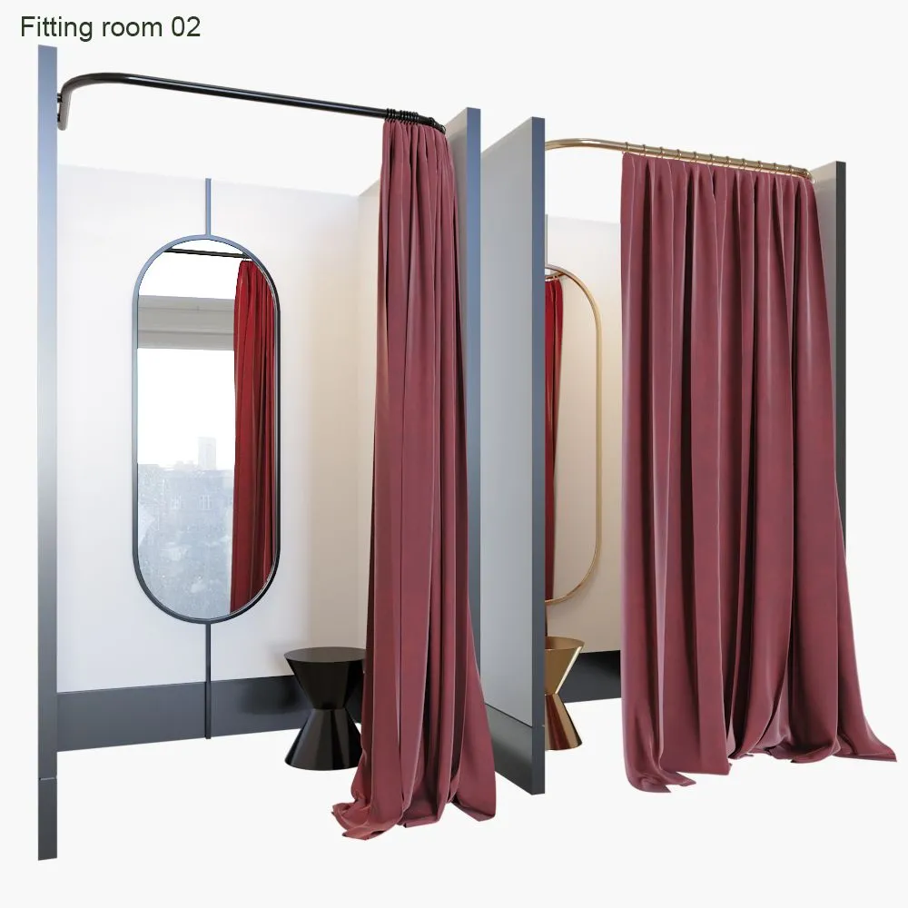 Fitting room 02 3dsMax Model