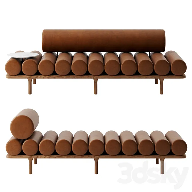 Five to Nine daybed by Tacchini 3ds Max