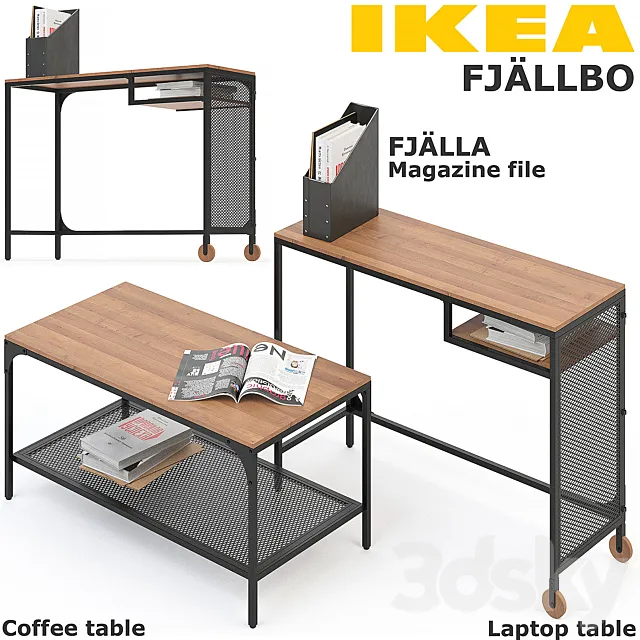 FJALLBO (FIALLBO) TABLE SET 3DS Max Model