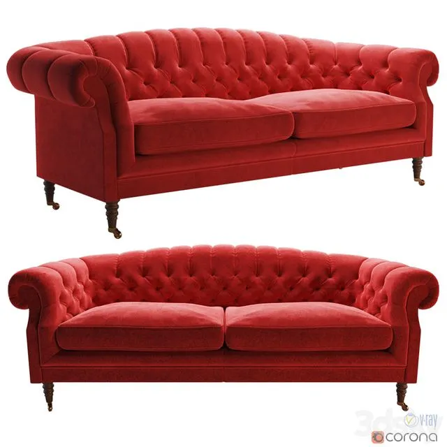 Flemming & Howland Bradwell sofa 3dsMax Model