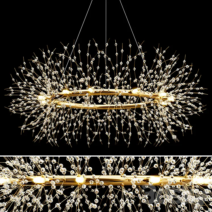 Fleur Chandelier 3DS Max Model