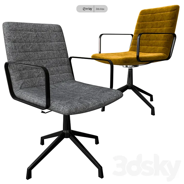 Flex Executive Chairs 3ds Max