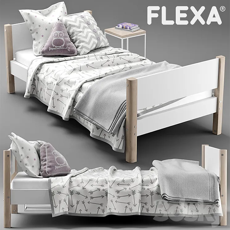 FLEXA SINGLE BED 3DS Max
