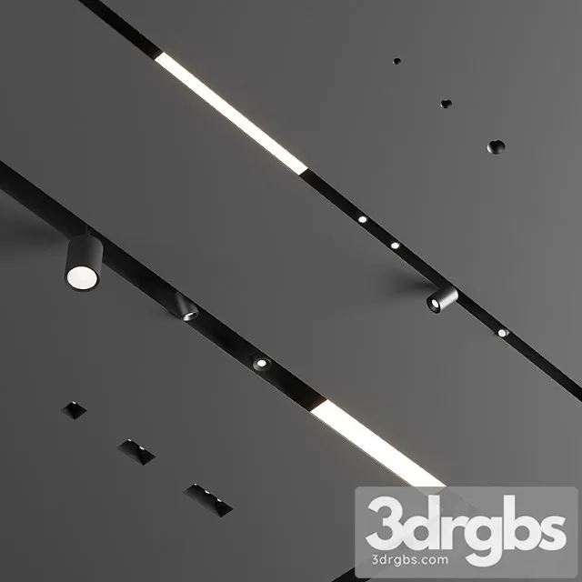Flexalighting linear and trimless downlights 3dsmax Download