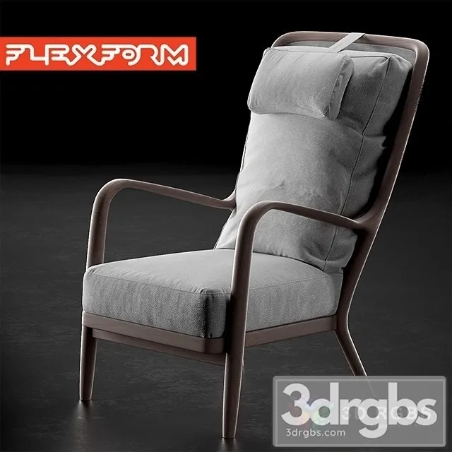 Flexform Agave Armchair 2 3dsmax Download