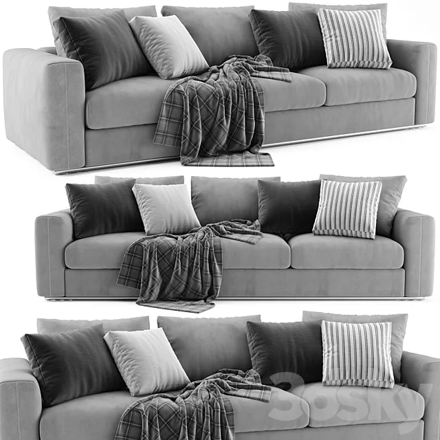 Flexform asolo sofa 3ds Max