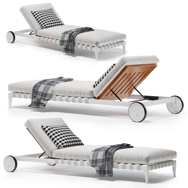 FLEXFORM Atlante Sun Lounger 3dsMax Model