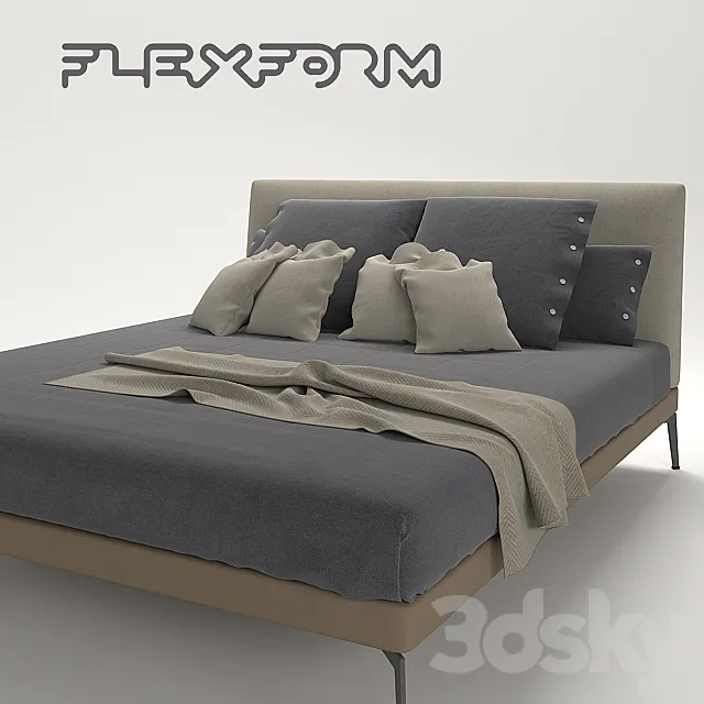 flexform bed 3DSMax File