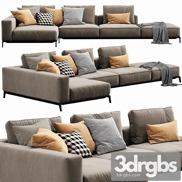 Flexform ettore sectional