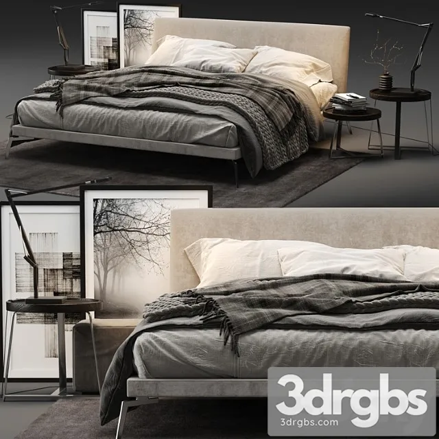 Flexform feel good bed 2 3dsmax Download