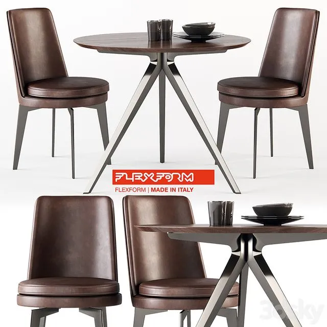 Flexform Feel Good & Zefiro 3dsMax Model